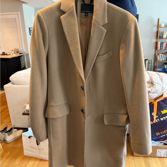 Camel Wool Blend Coat - Picture 2 of 6